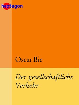 cover image of Der gesellschaftliche Verkehr
